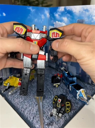 Universe Daizyujin - MMPR Megazord 2025 - No.1 Sentai Gozyuger 1992 - Kyoryu Sentai Zyuranger 1993 - Mighty Morphin Power Rangers #minipla #supersentai #powerrangers #megazord #shodo ナンバーワン戦隊ゴジュウジャー | KamenRiderJD