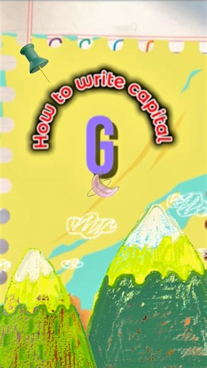 How to write capital G ✍️ #easylearninghub #education #studytips | Easy Learning Hub
