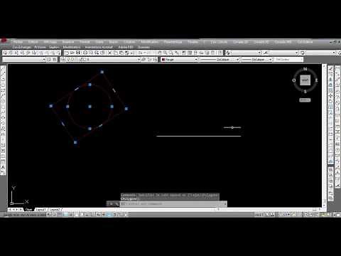 comment faire une rotation de dessin par rapport à une réfèrence sur Autocad