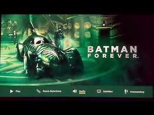 BATMAN FOREVER (1995) - 4K Ultra HD Movie Menu walkthrough