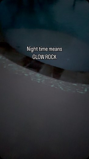 Resin Rock patio with glow rock boarder. #Resin Rock Central Tx# #Atkins Earthscapes# | Chase Atkins