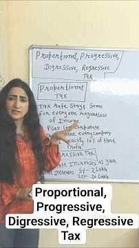 Proportional, Progressive, Digressive, Regressive Tax #economics #proportional #tax #progressive