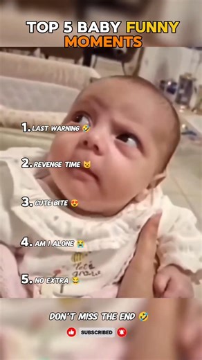 Top 5 best baby moments 🤣 #baby #funny #memes #funnymemes #funnymoments