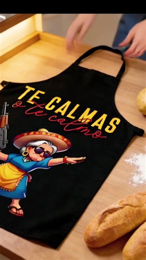 Funny cartoon character printed apron#videowave#Funny cartoon#Apron#Printed apron#Cooking without greasy eye-catching