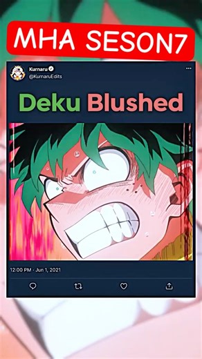 Toga made Deku blushed💘-My Hero Academia #myheroacademia #myheroacademiaedit #mhaedit #mha