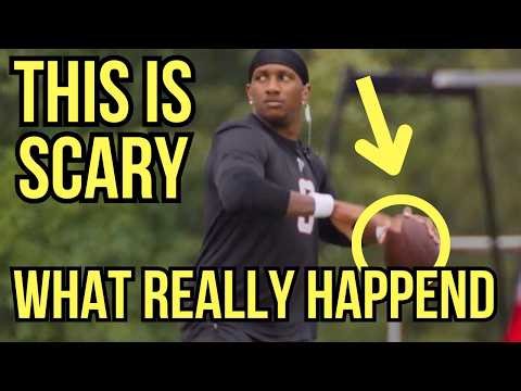 Michael Penix TESTING Knee Throwing ROCKETS At Atlanta Falcons Workouts