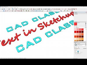 Sketchup text tutorial