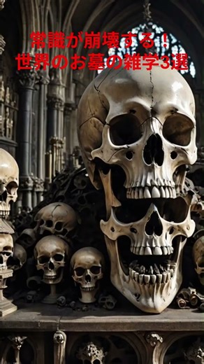 怖すぎ！世界の「お墓」にまつわる衝撃雑学3選 #墓 #qrコード #トリビア