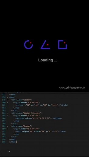 Creative SVG Loading Animation ⚙️✨
