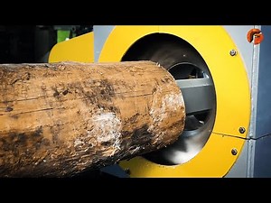 Crazy Wood Processing Machines | Biggest Wood Cutting Factory | Sawmills▶1