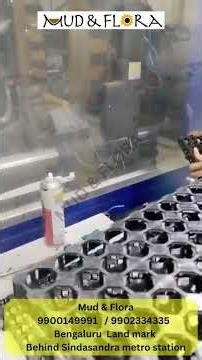 Mud and flora | Drincell manufacturing unit in Bangalore