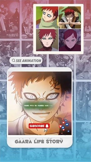 Garaa Life Story 💔❤️‍🩹🥺 || #narutoshippuden #naruto #gaara #shikamaru | gaara speech his life story.
