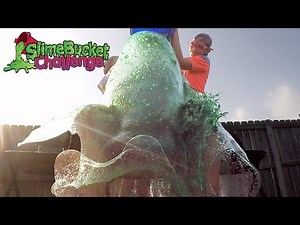 Slime Bucket Challenge with Slime Baff