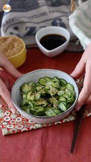 Japanese-style pickled cucumbers: fresh, crunchy, addictive 🥒✨