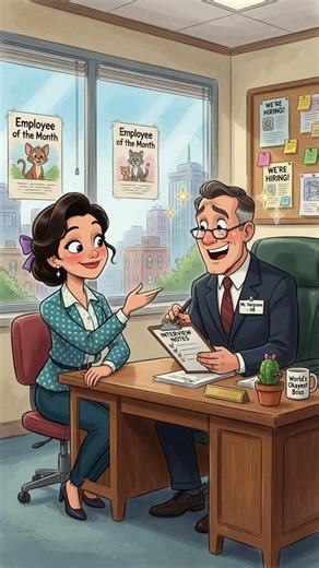 Job interview #work #interview #comedy #animation #bestjokes #foryou #honest #cartoon