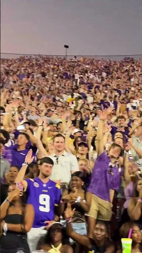 #lsu band LSU sings Neck in Tiger Stadium! #sports #collegefootball #nfl #louisiana