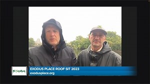 The weather has gotten cooler but that isn't stopping the board and staff members of Exodus Place as they live on the roof of their building for a week raising money and awareness to the fight against homelessness. They've extended their stay as the goal of $45,000 has yet to be met. Learn how you can help here... https://bit.ly/3F68xeL Segment sponsor: Exodus Place | FOX 17 Morning Mix