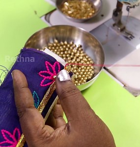 Amazing Normal Machine Embroidery | Rethna Stitching Class