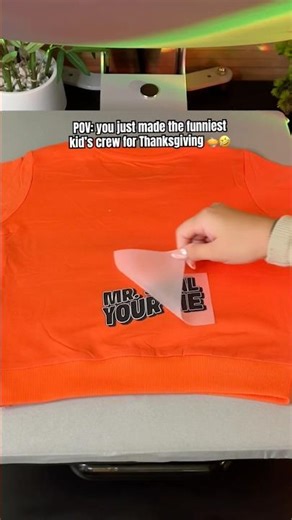 Did we just make the Cutest Custom Thanksgiving Outfit for Kids?! 🤣🥧 #thanksgiving