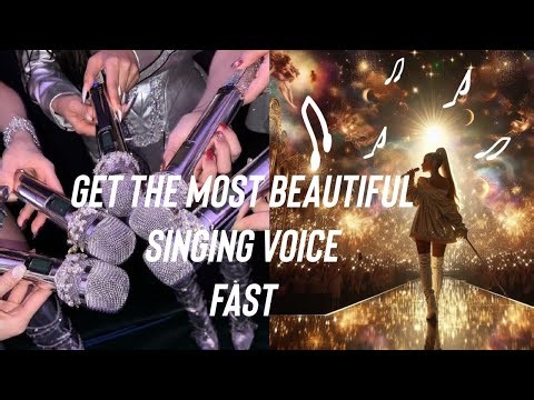 🎤 Get the Most Beautiful Singing Voice Fast 🎼#subliminalmessages #singing