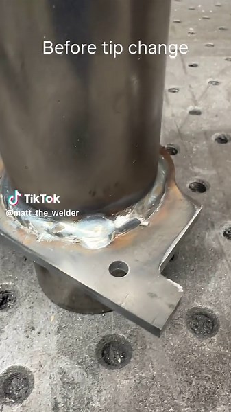 Changing the contact tip when welding is important for several key reasons, especially in MIG/MAG (GMAW) welding where the tip wears out over time. Here’s why it matters: 1. Consistent Wire Feed and Arc Stability A worn tip has an enlarged bore, allowing the wire to wander or make poor contact. This causes an unstable arc, spatter, and inconsistent weld quality. A fresh tip keeps the wire centered and the electrical contact consistent. 2. Proper Current Transfer The contact tip is where welding 
