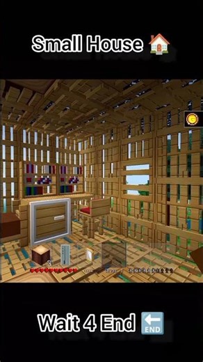 Today I build a small House 🏠 in mini block craft 🗿🤯 #shorts #minecraft #viral