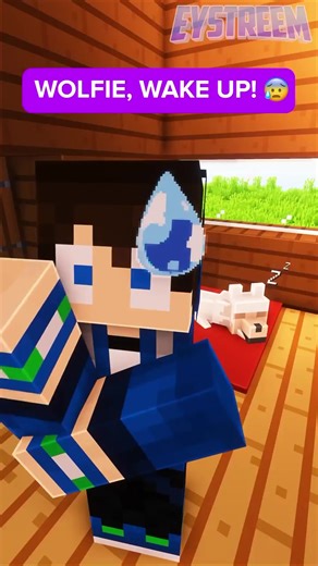 Your Minecraft Dog Isn't Waking Up... #minecraft #animation #sad #gaming #minecraftmemes #fyp