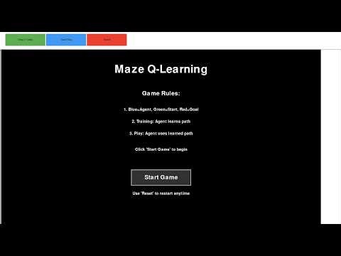 Qlearning-Maze-solver-game