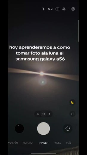 Tutorial para tomar fotos a la luna con Samsung Galaxy A56