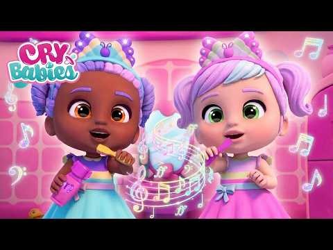Cry Babies Karaoke Sing-a-Long 🎤 Brush Your Teeth & More! 🎶 Cry Babies Magic Tears | Kids Cartoons