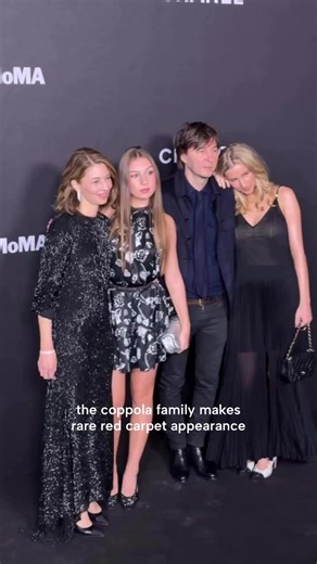 The Coppola Family Makes a Rare Red Carpet Appearance