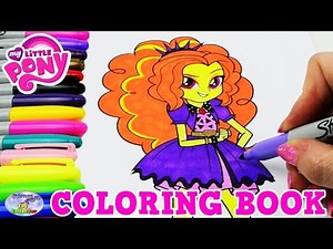 My Little Pony Coloring Book MLP EG Adagio Dazzle Colors Episode Surprise Egg and Toy Collector SETC