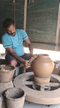 Pot making process #pottery #potmaking