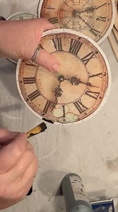 Join me as I work on standing clocks for everyday decor ? #standingclocks #mackenziechildsinspired #clocks #decoupage | Just That Perfect Piece