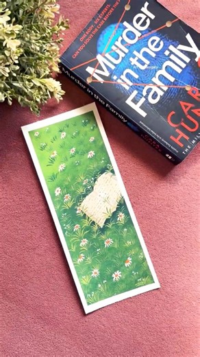 ❤️ Paint a beautiful bookmark with me ❤️🔖❤️ #bookmark #youtubeshorts #art #viral #viralvideo