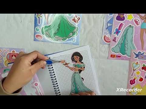 ASMR Stickers| Princess Jasmin. 🤩🤩| #asmr #princess#stickers