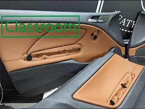 BMW e46 M3 Cinnamon Leather Door Card Colour Change.