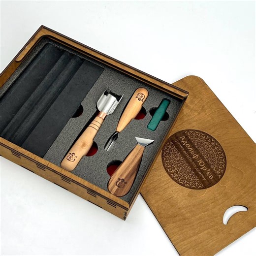 Wood Carving Starter Kit: Chip Carving Tools, Basswood & Tutorial - Etsy