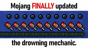 Mojang FINALLY updated the drowning mechanic.