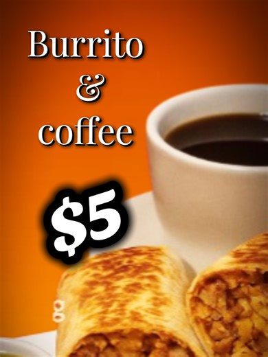 A burrito and coffee for $5 — the perfect pick-me-up. Un burrito y un café por $5 que te sacan del apuro. 🌯☕ #senorlopezmexicanrestaurant #mexicanbreakfast #mexicanfood #detroitrestaurants #luchdetroit