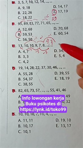 soal psikotes #psikotes