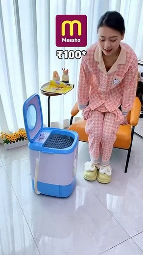 Comment for link 😍🖇️ mini washing machine #miniwashingmachine #portablewashingmachine #laundryhacks #reels #reelsviral #viralproducts #gadgets #trending #besthomegadgets #product | 24SevenGadget
