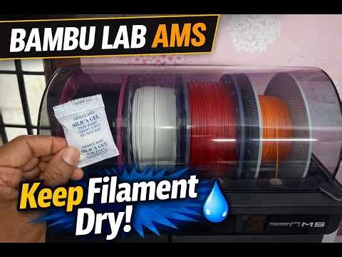 Bambu Lab AMS: How to Add Desiccant Packs (Moisture Control Guide)