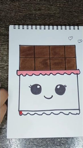 How to draw a beautiful chocolate 🍫| MANN EASY DRAWINGS