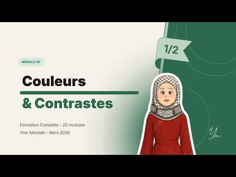 Couleurs, contrastes & mode sombre | Module 05 Partie 1