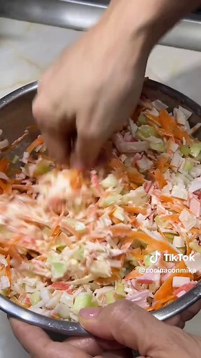 Ensalada de Surimi Fresca en Minutos