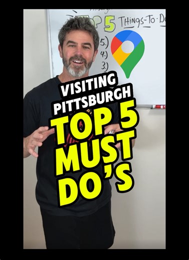 Top 5 things to do in Pittsburgh if you’re visiting the city ⚫️🟡 #pittsburgh #steelcity #oakmont #zoo #usopen #visit #travel #todos #thingstodo #412 #yinz #itinerary #golf #northshore #steelers #pirates | Johnny Pittsburgh