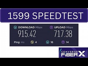Converge Fiber Xtra 1599 Speedtest