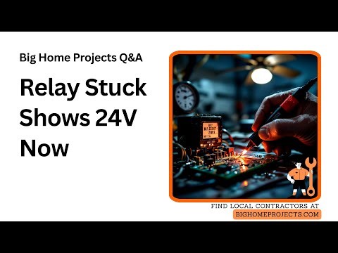 Stuck Fan Relay Showing 24V When Thermostat Idle