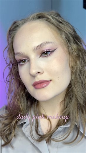 Daily pink makeup #makeup #makeuptutorial #beauty #eyemakeup #pinkmakeup #pinkmakeuptutorial